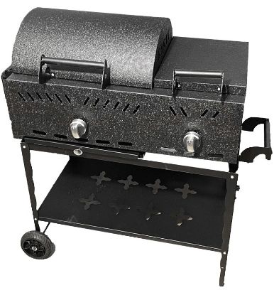 تصویر باربیکیو گازی زغالی با پلوپز گازاکس مدل 8040